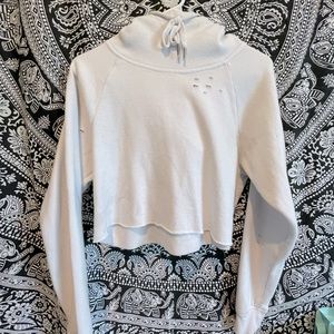 Zumiez Distressed Cropped Hoodie
